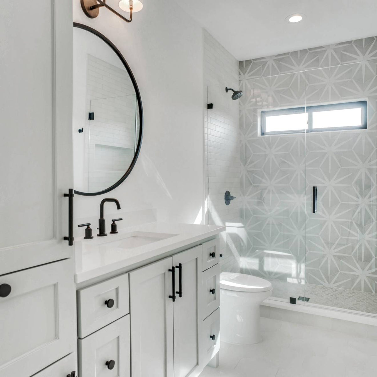 Allora 8.5" x 10" Hexagon Porcelain Decorative Tile in Stella (12.67 SqFt/Ctn)