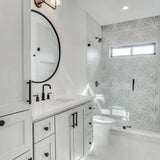 Bedrosians Makoto Shoji White 10-in x 11-in Matte Porcelain Floor and Wall Tile (10.76 sq. ft./Carton)