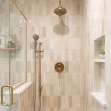 Cloe 2.5" x 8" Glossy Wall Tile in Creme (10.64 SqFt/Ctn)