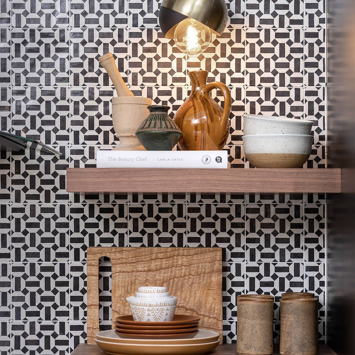 Bedrosians Cloe Loire Deco 5-in x 5-in Glossy Ceramic Wall Tile (10.83-sq. ft/ Carton)