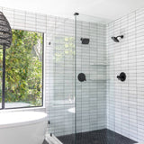 Bedrosians Makoto Kuroi Black 10-in x 11-in Matte Porcelain Floor and Wall Tile (10.76-sq. ft/Carton)