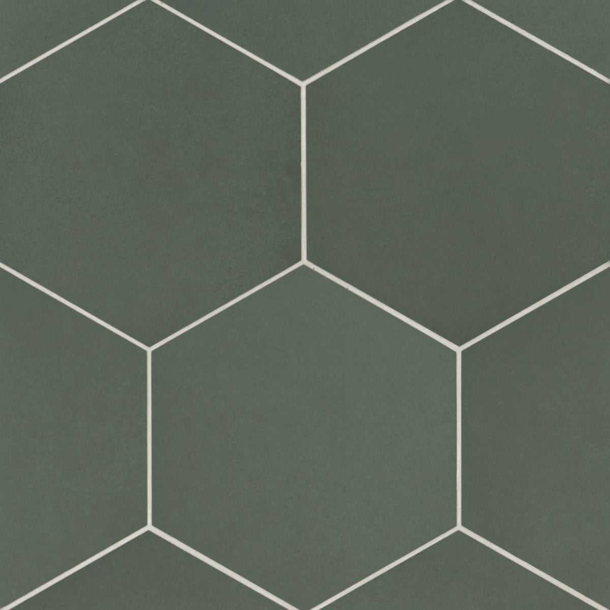 Bedrosians Makoto Midori Green 10-in x 11-in Matte Porcelain Floor and Wall Tile (10.76 sq ft/Carton)