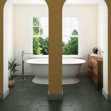 Bedrosians Makoto Midori Green 10-in x 11-in Matte Porcelain Floor and Wall Tile (10.76 sq ft/Carton)