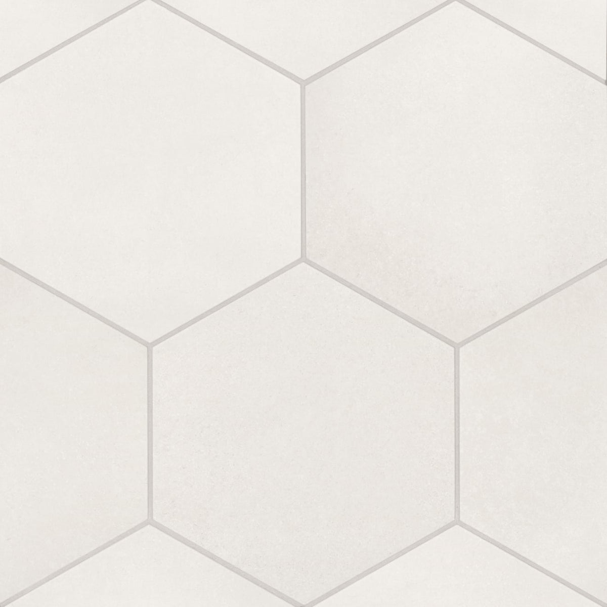 Bedrosians Makoto Shoji White 10-in x 11-in Matte Porcelain Floor and Wall Tile (10.76 sq. ft./Carton)