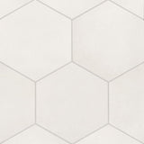 Bedrosians Makoto Shoji White 10-in x 11-in Matte Porcelain Floor and Wall Tile (10.76 sq. ft./Carton)