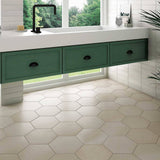 Bedrosians Makoto Tatami Beige 10-in x 11-in Matte Porcelain Floor and Wall Tile (10.76-sq. ft/ Carton)
