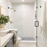 Bedrosians Makoto Shoji White 10-in x 11-in Matte Porcelain Floor and Wall Tile (10.76 sq. ft./Carton)