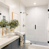 Bedrosians Makoto Shoji White 10-in x 11-in Matte Porcelain Floor and Wall Tile (10.76 sq. ft./Carton)