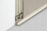 Schluter Systems DILEX-AHKA 0.563-in W x 1-in L Rustic Brown Textured Color-Coated Aluminum Tile Edge Trim