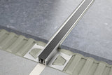 Schluter Systems DILEX-KSN 0.438-in W x 98.5-in L Grout Grey PVC Tile Edge Trim