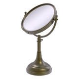 Allied Brass 8-in x 23.5-in Polished Brass Double-Sided Magnifying Countertop Vanity Mirror