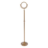 Allied Brass 10.5-in x 68-in Antique Bronze Double-Sided Magnifying Freestanding Vanity Mirror