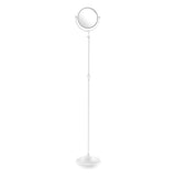 Allied Brass 10.5-in x 68-in Polished Nickel Double-Sided Magnifying Freestanding Vanity Mirror