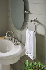 Moen Banbury 8 in. Widespread 2‑Handle High‑Arc Bathroom Faucet, Spot Resist Brushed Nickel (2‑Pack Combo)