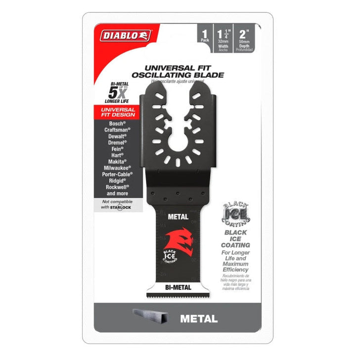 Diablo Steel Demon Bi-Metal Oscillating Blade for Metal 1-1/4"