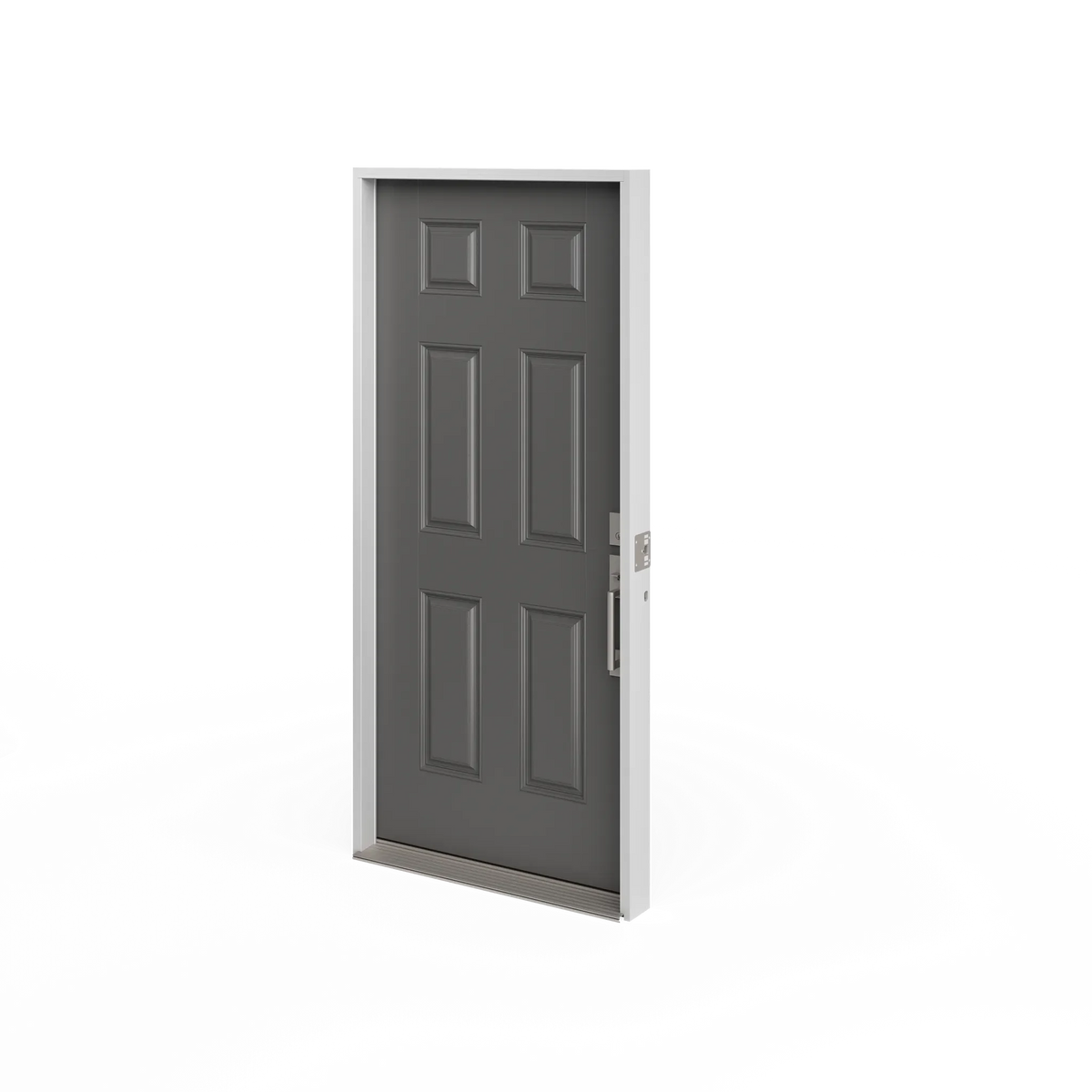 Masonite 36 in. x 80 in. 6-Panel Unfinished Fir Front Exterior Door Slab