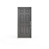 Masonite 36 in. x 80 in. 6-Panel Unfinished Fir Front Exterior Door Slab
