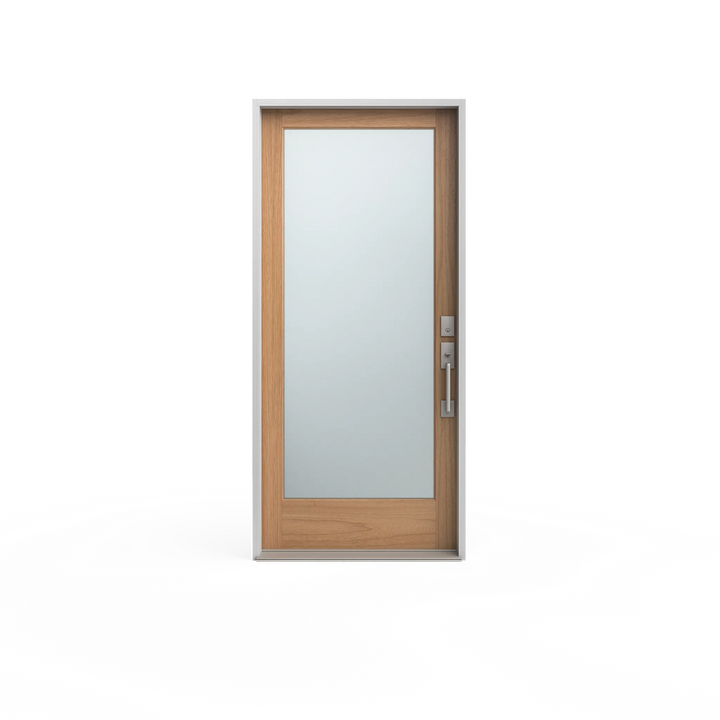 Masonite 32 in. x 80 in. Full Lite Unfinished Fir Front Exterior Door Slab