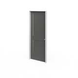 Masonite 30 in. x 80 in. Primed 2-Panel Square Hollow Core Composite Interior Door Slab with Bore