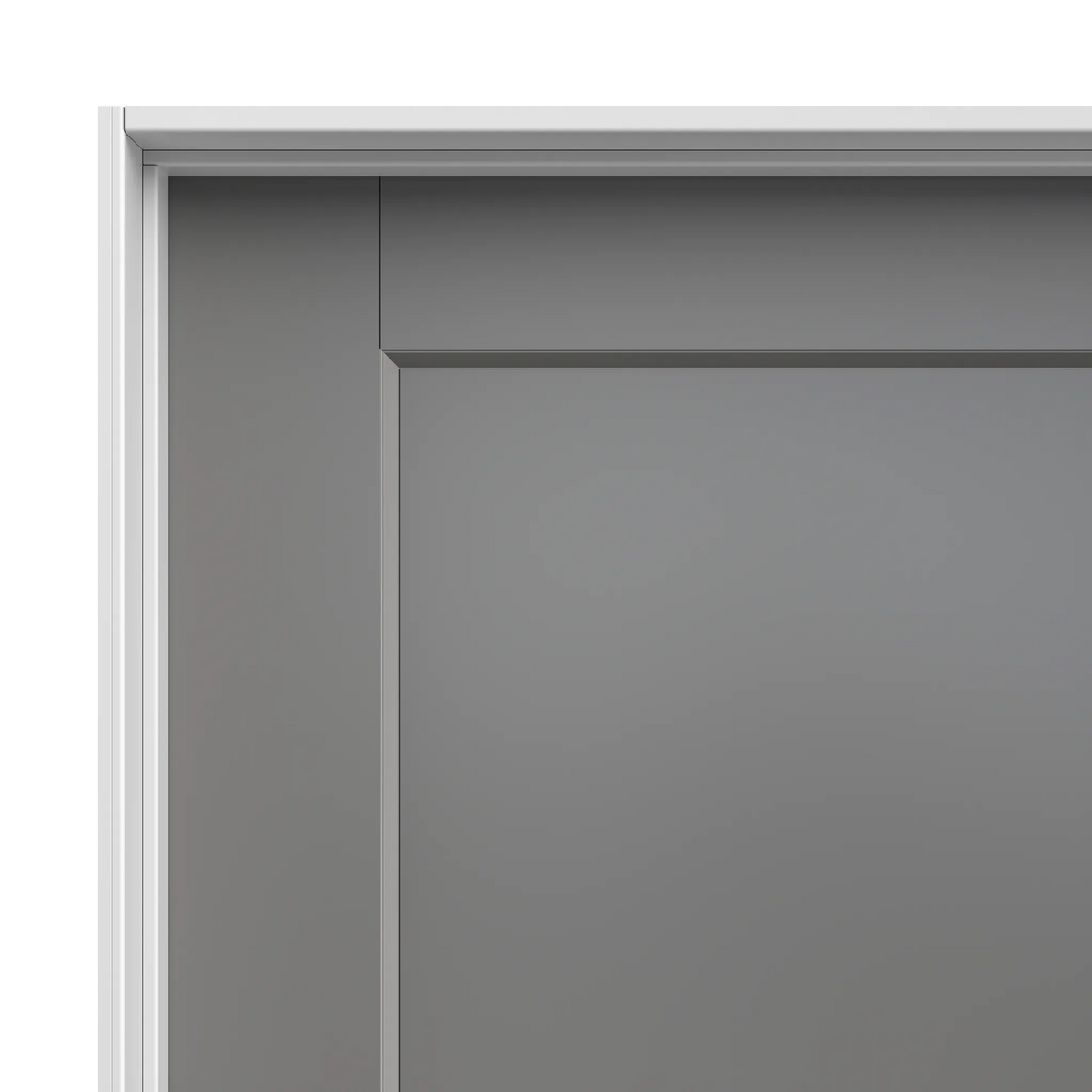 Masonite 30 in. x 80 in. Primed 2-Panel Square Hollow Core Composite Interior Door Slab with Bore