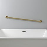 Elements of Design Milano 12-in Polished Brass Wall Mount (ADA Compliant) Grab Bar
