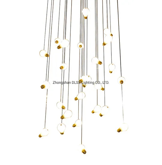 DLSS Lighting Dlss Wholesale Bulb Energy Saving Light Suspension Gold Pendant Lamp