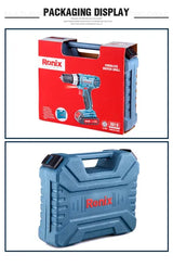 Ronix Drill Screwdriver Cordless Powerful Machine Screwdriver Tool Kit Cordless Drill Driver