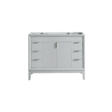 Avanity Emma 42-in Dove Gray Bathroom Vanity Cabinet