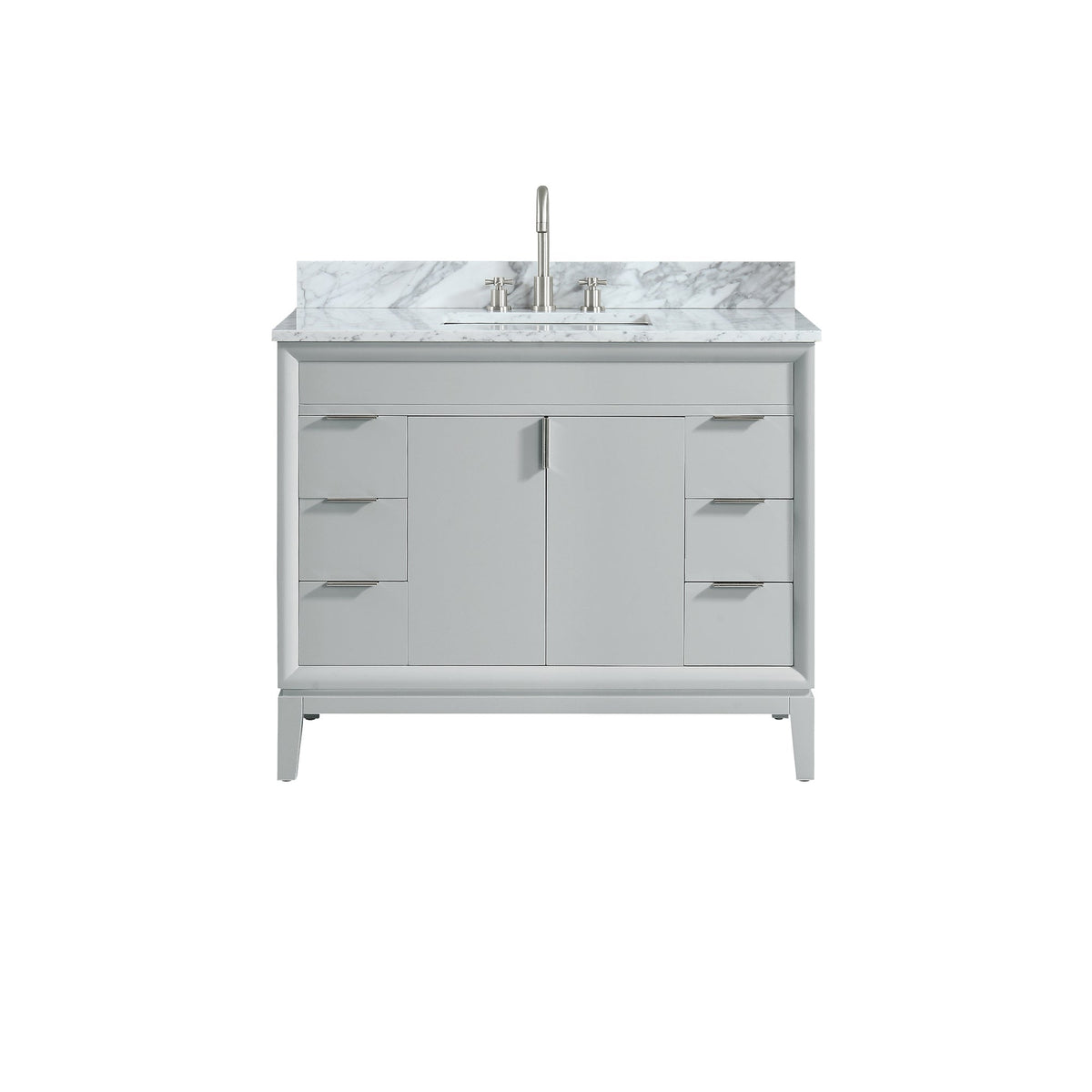 Avanity Emma 42-in Dove Gray Bathroom Vanity Cabinet