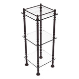 Allied Brass Three Tier Etagere with 14-in x 14-in Shelves in Satin Brass
