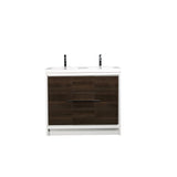 Eviva Grace 60 in. W x 20 in. D x 36 in. H Double Bathroom Vanity in White with White Acrylic Top with White Sinks