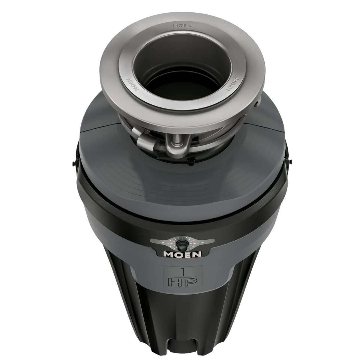 MOEN Chef Series 1-HP Continuous Feed Garbage Disposal with Integrated Lighting and Sound Reduction