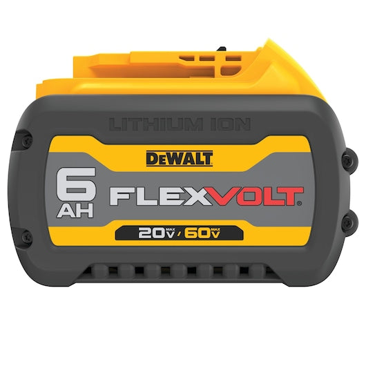 DEWALT FLEXVOLT 20V/60V MAX Lithium-Ion 6.0Ah Battery Pack — 6-Pack