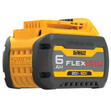 DEWALT FLEXVOLT 20V/60V MAX Lithium-Ion 6.0Ah Battery Pack — 6-Pack