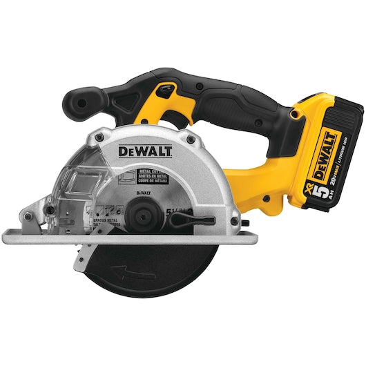 DEWALT 20V MAX Lithium-Ion Cordless 5-1/2 in. Metal Cutting Circular Saw Kit with Bonus 6.0Ah Battery Pack