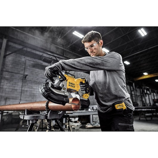 DEWALT 20-Volt MAX Lithium Ion Cordless Deep Cut Band Saw (Tool Only) with Bonus XR 5Ah Battery Pack