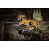 DEWALT 20-Volt MAX Lithium Ion Cordless Deep Cut Band Saw (Tool Only) with Bonus XR 5Ah Battery Pack
