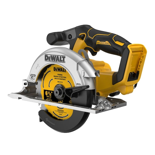 DEWALT 20-Volt MAX Brushless Cordless 6-1/2 in. Circular Saw (Tool-Only)