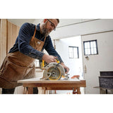 DEWALT 20V MAX XR Brushless Cordless 7-1/4 in. Circular Saw with Electric Brake, Tool-Only + 20V 5Ah Li-Ion Battery
