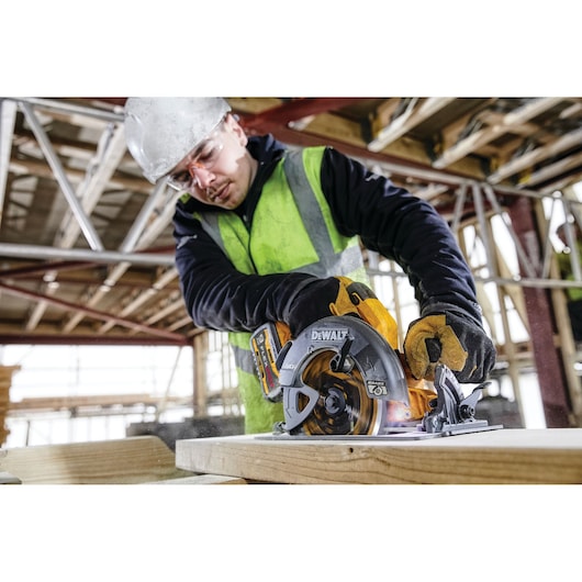 DEWALT FLEXVOLT 60V MAX Brushless 7-1/4 in. Cordless Circular Saw with Bonus 1/4 in. Impact Driver (Tool-Only)