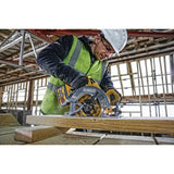 DEWALT FLEXVOLT 60V MAX Cordless Brushless 7-1/4 in. Circular Saw Kit with (2) 2Ah Batteries plus Bonus 2Ah Battery