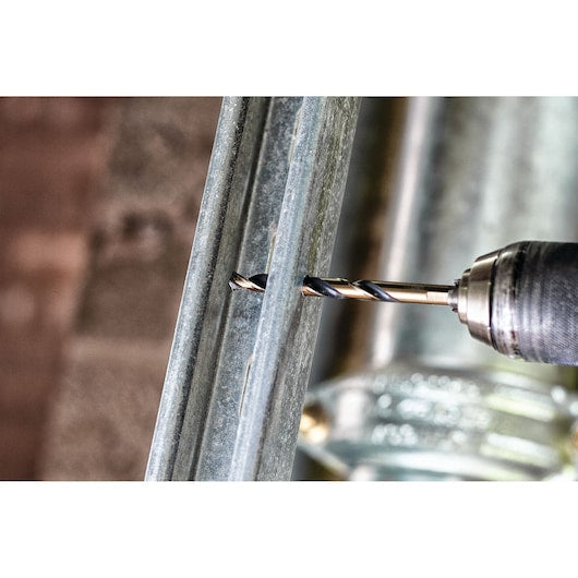 DEWALT 5/8 in. Black & Gold Metal Drill Bit