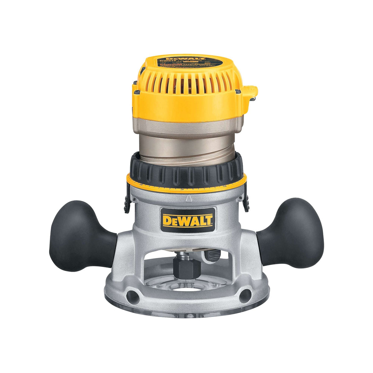 DEWALT 12 Amp Corded 2-1/4 HP Electronic Variable Speed Fixed Base Router with Soft Start (DW618)