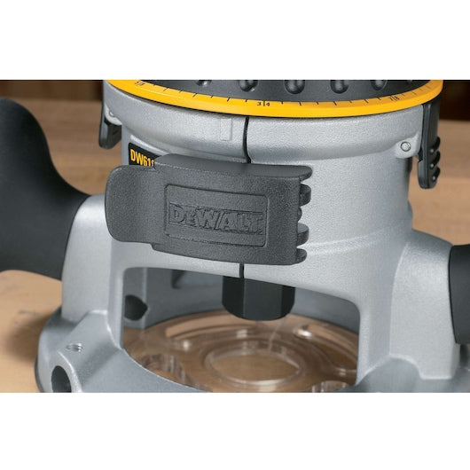 DEWALT 12 Amp Corded 2-1/4 HP Electronic Variable Speed Fixed Base Router with Soft Start (DW618)