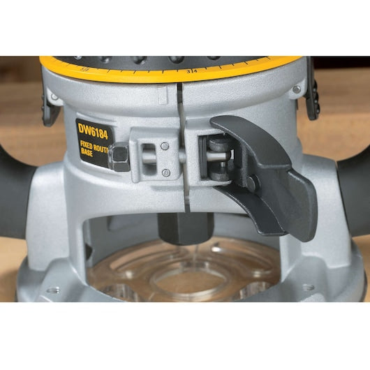 DEWALT 12 Amp Corded 2-1/4 HP Electronic Variable Speed Fixed Base Router with Soft Start (DW618)