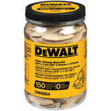 DEWALT Plate Joining Biscuits, Size 0, 150-Pack (16mm x 47mm)
