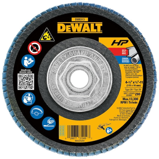 DEWALT Zirconia 4.5-in 36-Grit Flap Disc