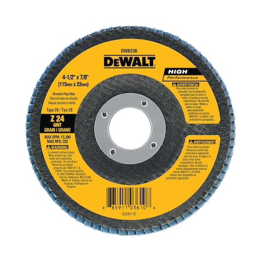 DEWALT Zirconia 4.5-in 36-Grit Flap Disc