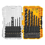 DEWALT Black & Gold Drill Bit Set, 14-Piece (Includes 1/2 in Bit) - DWA1184