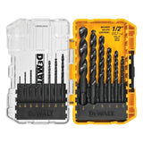 DEWALT Black & Gold Drill Bit Set, 14-Piece (Includes 1/2 in Bit) - DWA1184